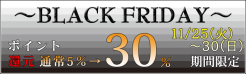 ブラックフライデー開催！ 期間限定